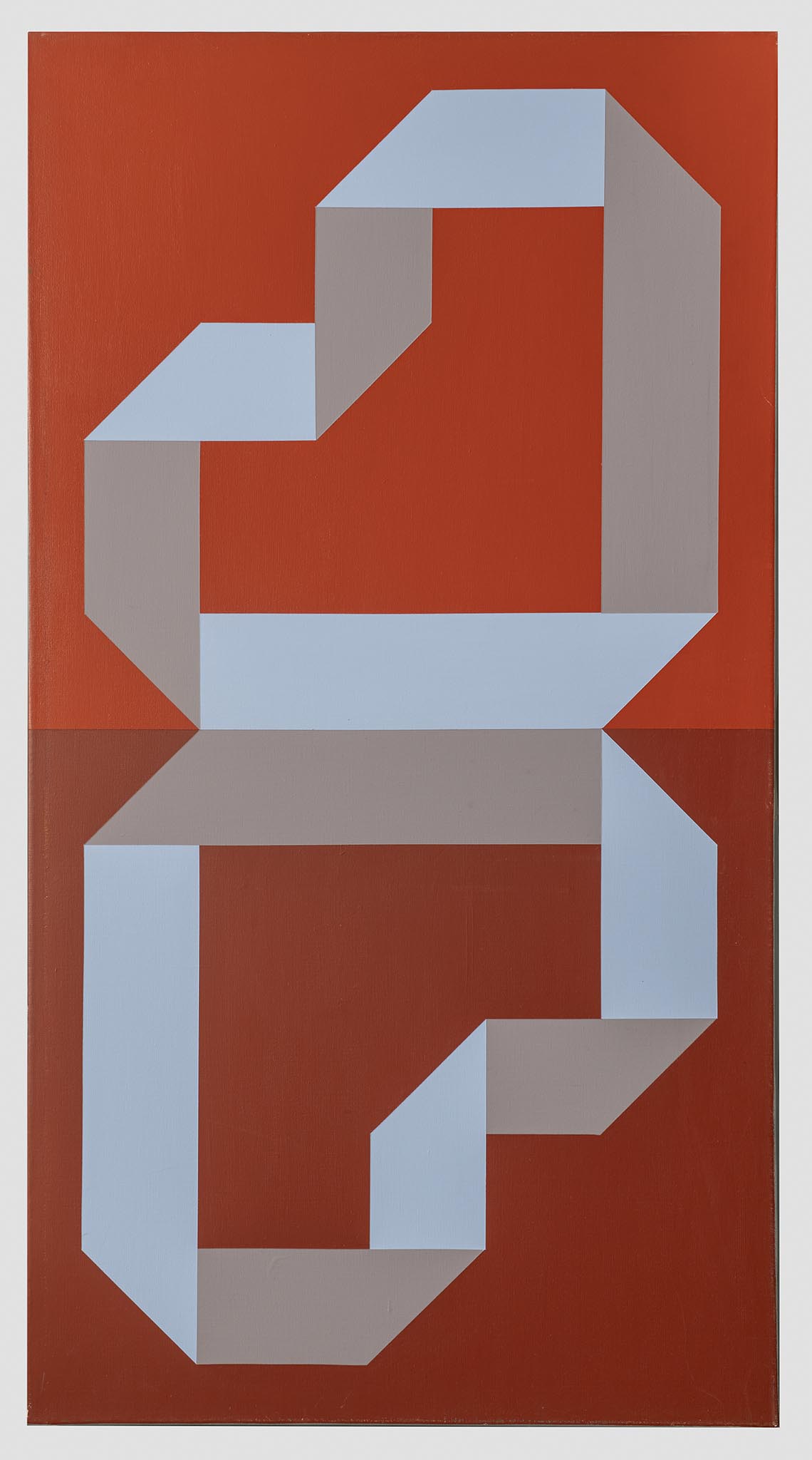 Knickband, Acryl auf Leinwand, um 1974 ©Museum Werdenfels