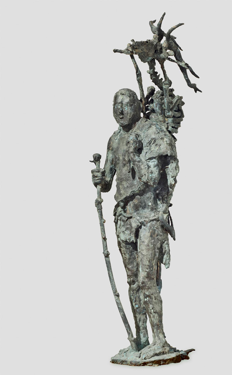 Der Spurensucher, Bronze, 1992 ©Museum Werdenfels